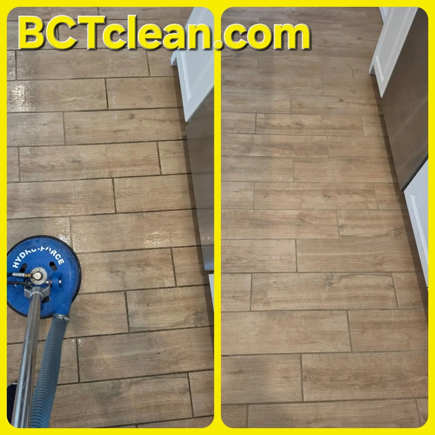 Better Call Tony tile and grout before and after